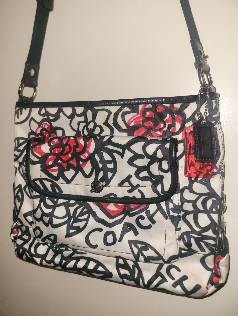 Coach Poppy Graffiti Daisy Crossbody Purse Y2K